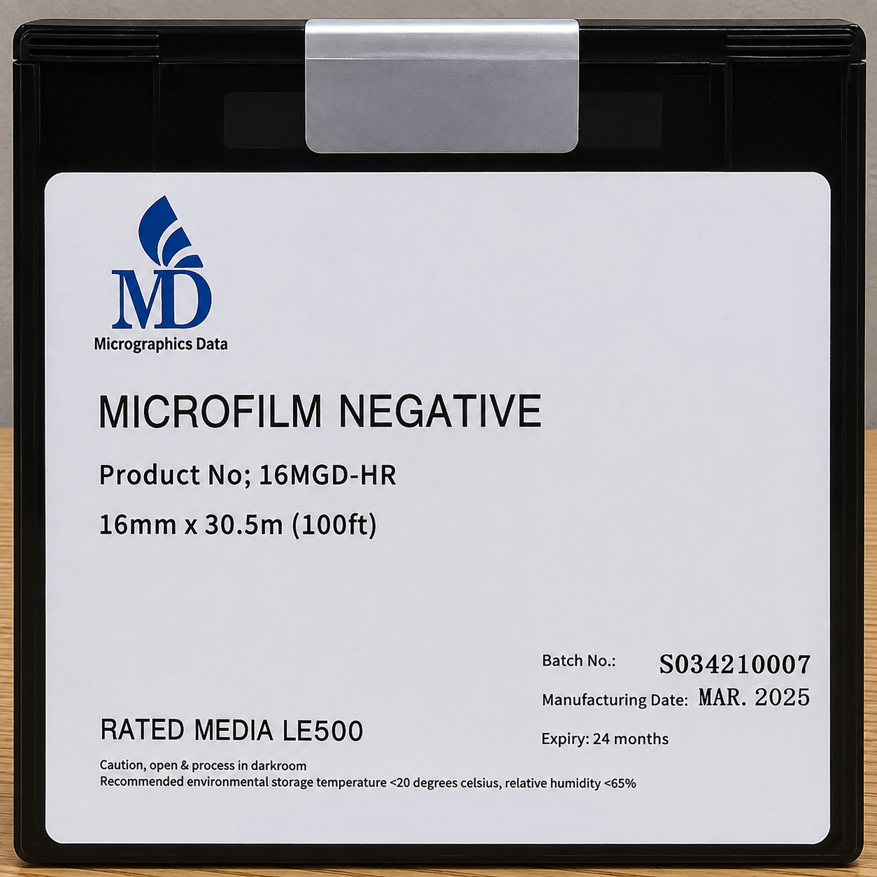 Micrographic Data 16mm Microfilm Roll Negative